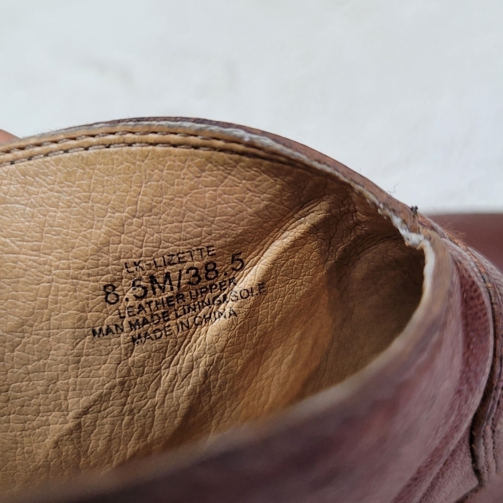 Lucky Brand Lizet brown leather heels - Picture 11 of 14